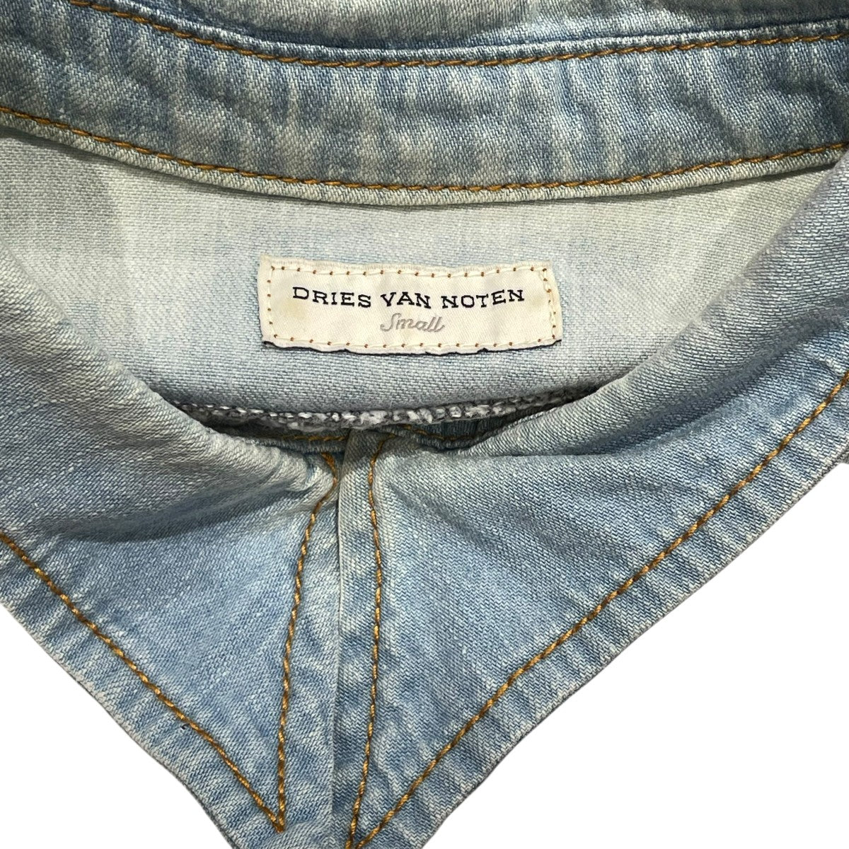 DRIES VAN NOTEN デニムワンピース 古着・中古-7枚目のアイテム画像