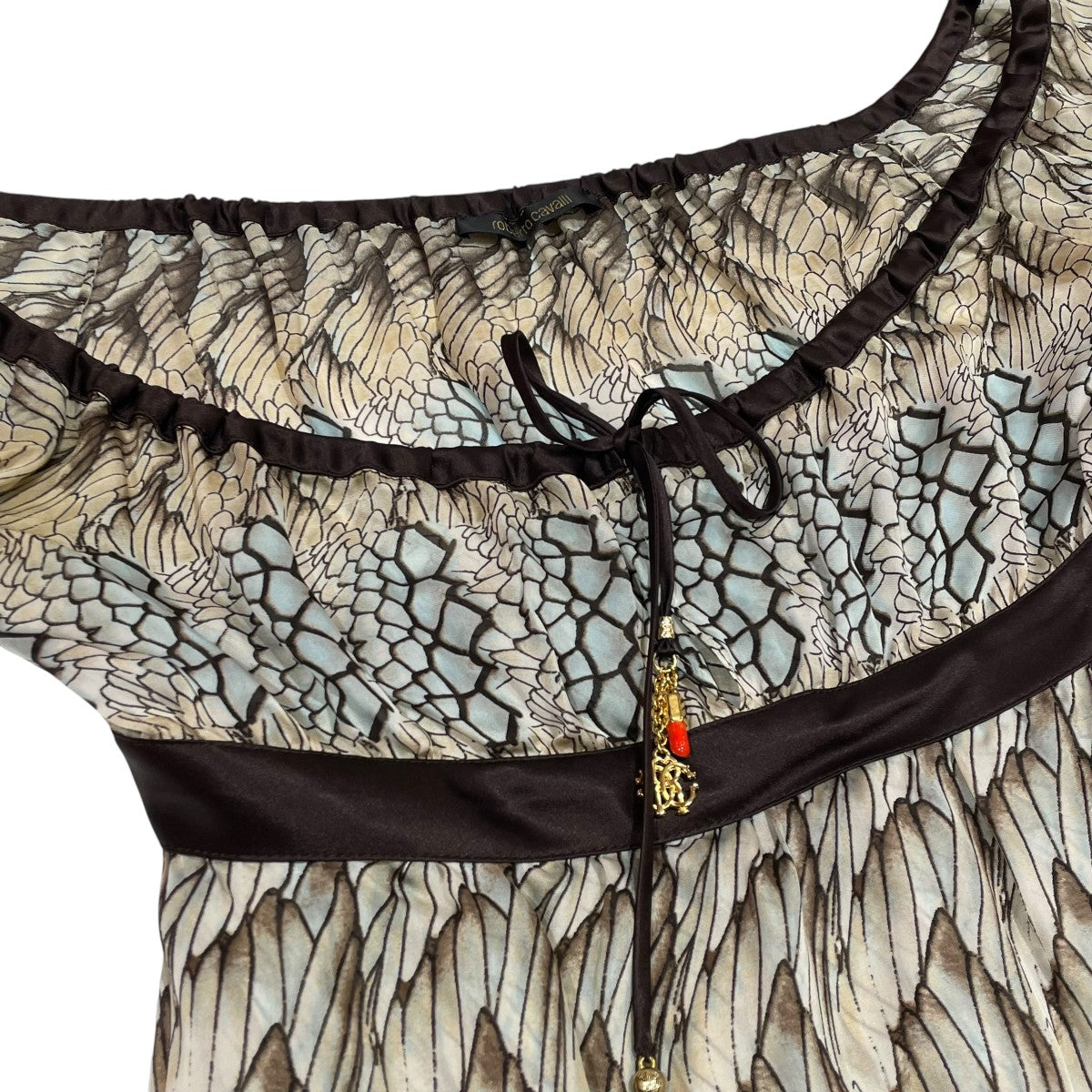 ROBERTO CAVALLI 半袖ドレス 古着・中古-3枚目のアイテム画像