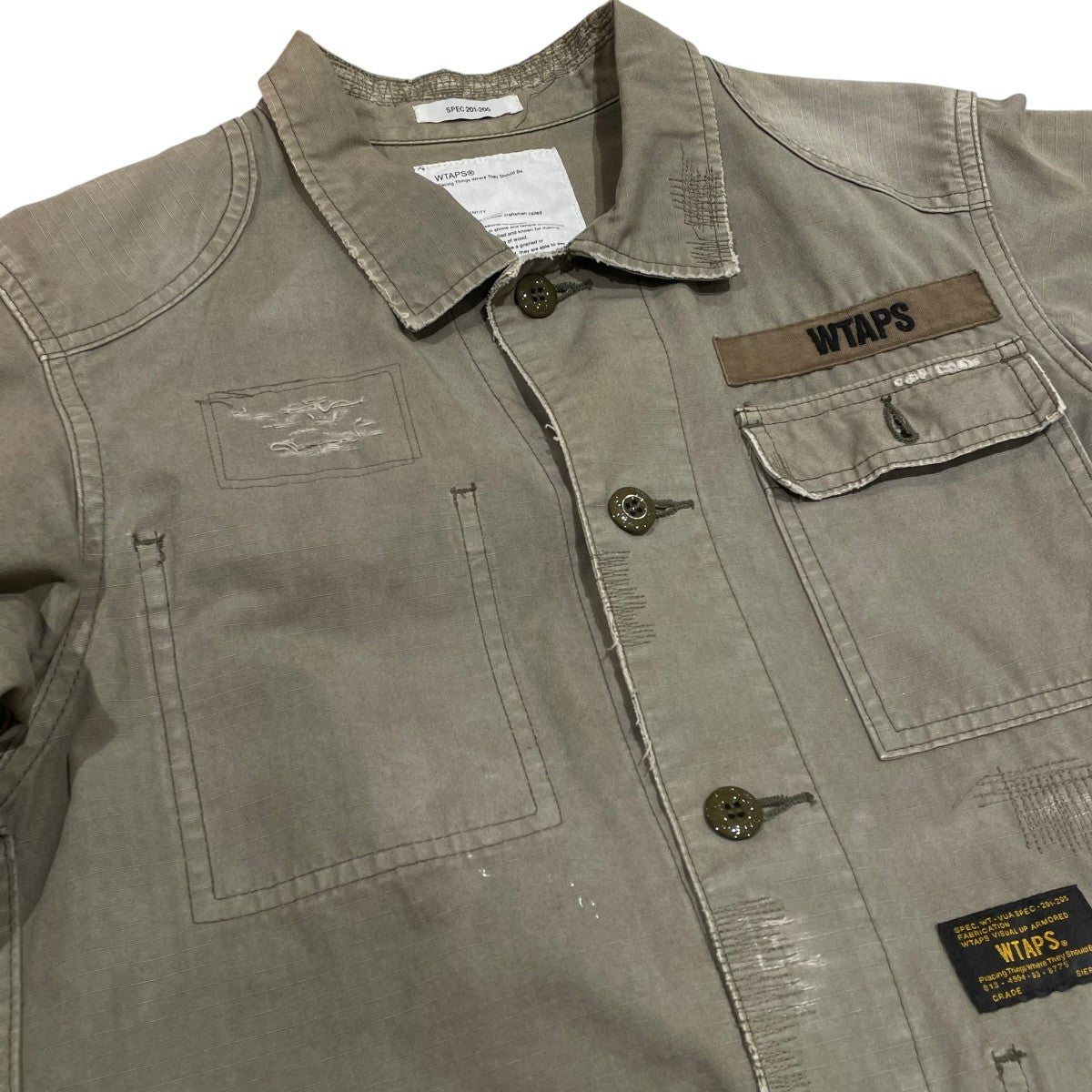 WTAPS シャツジャケット112GWDT-SHM01S 古着・中古-3枚目のアイテム画像