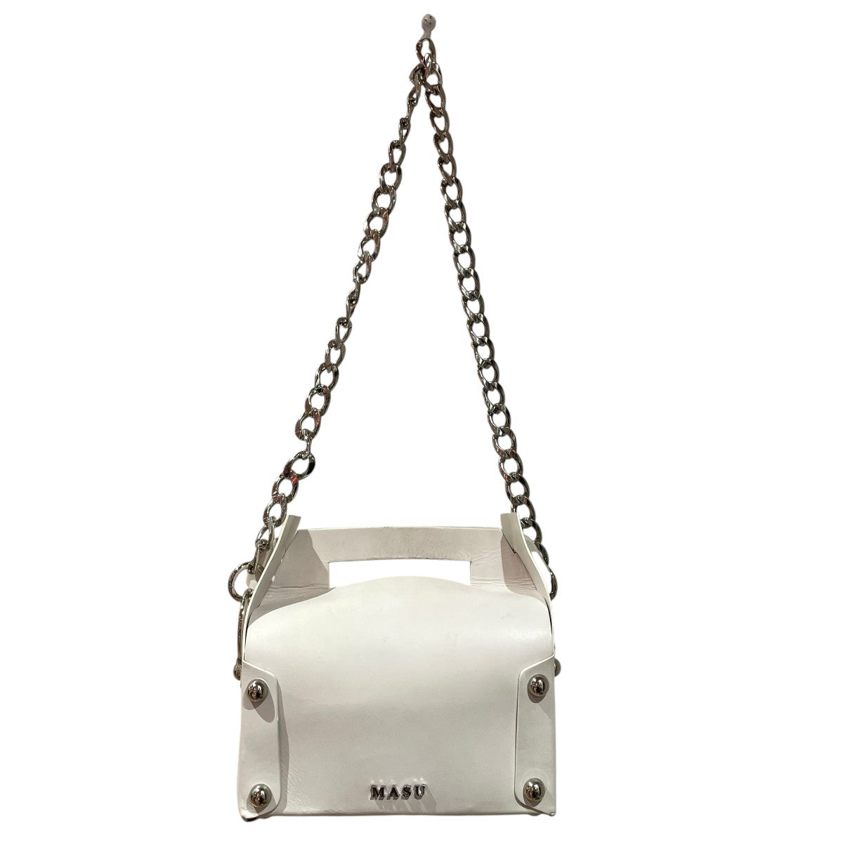 MASU LEATHER CAKE BAGショルダーバッグ 古着・中古-1枚目のアイテム画像