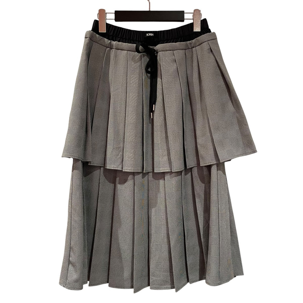 SORIN Layered Pleated Skirtチェックロングスカート27WFS255195 古着・中古-2枚目のアイテム画像
