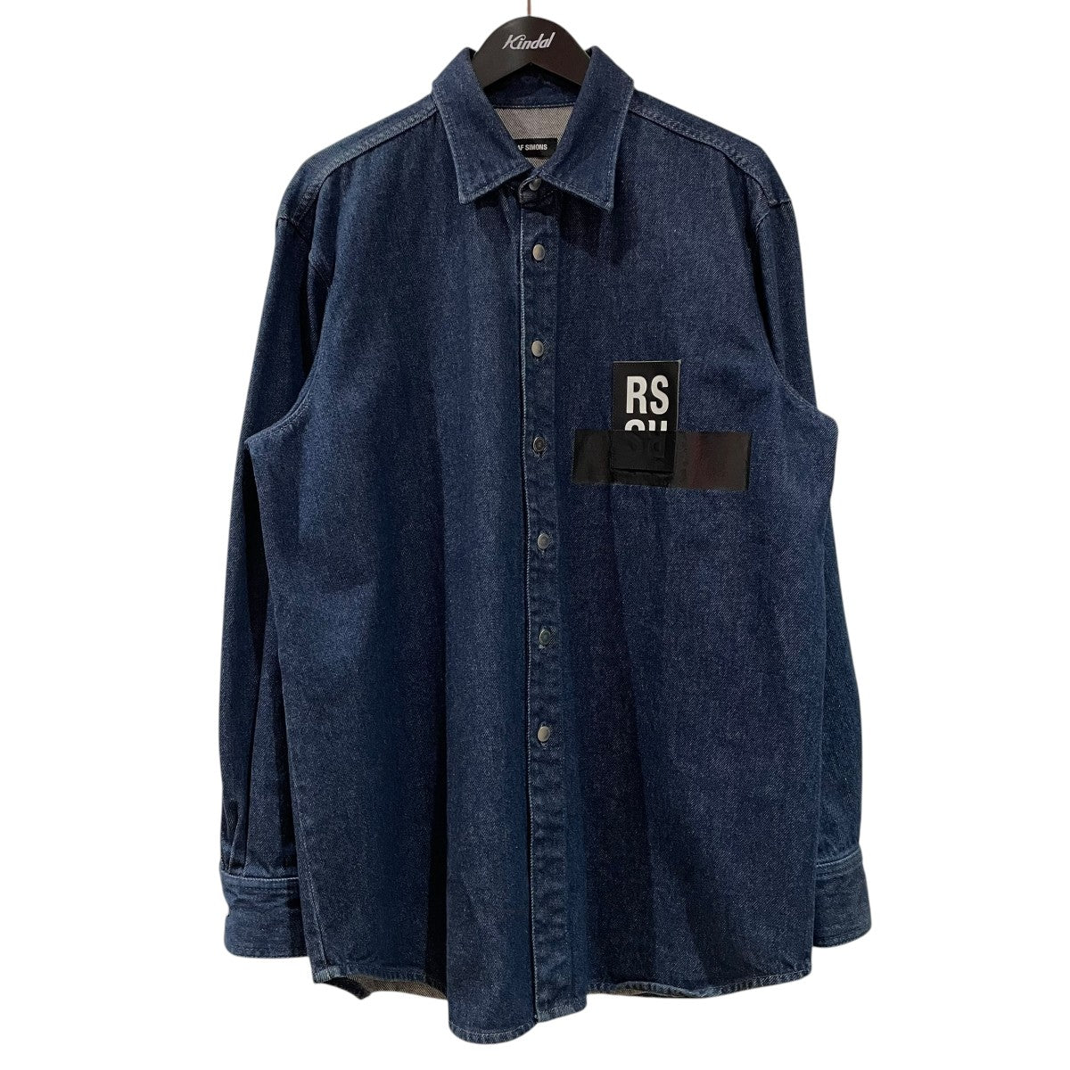 RAF SIMONS CARRY OVER DENIM SHIRTデニムシャツ172-241 古着・中古-1枚目のアイテム画像
