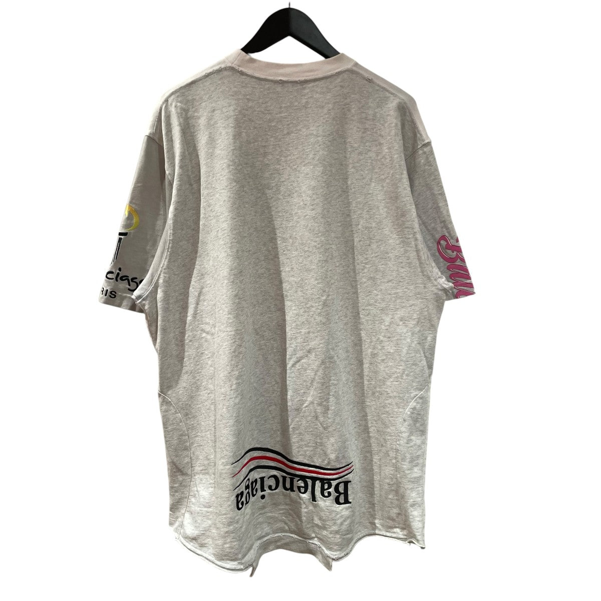 BALENCIAGA ドッキング半袖Tシャツ698811 古着・中古-2枚目のアイテム画像