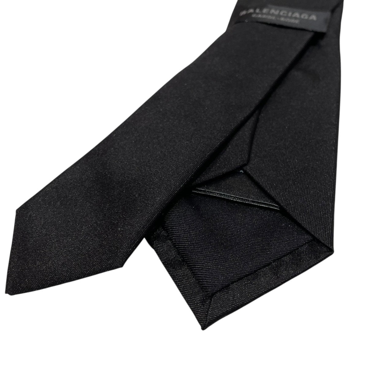 BALENCIAGA バレンシアガ ロゴ刺繍 シルク ネクタイ ブラック 847488 4F7B7 BALENCIAGA(バレンシアガ) ネクタイ847488 847488 ブラック｜【公式