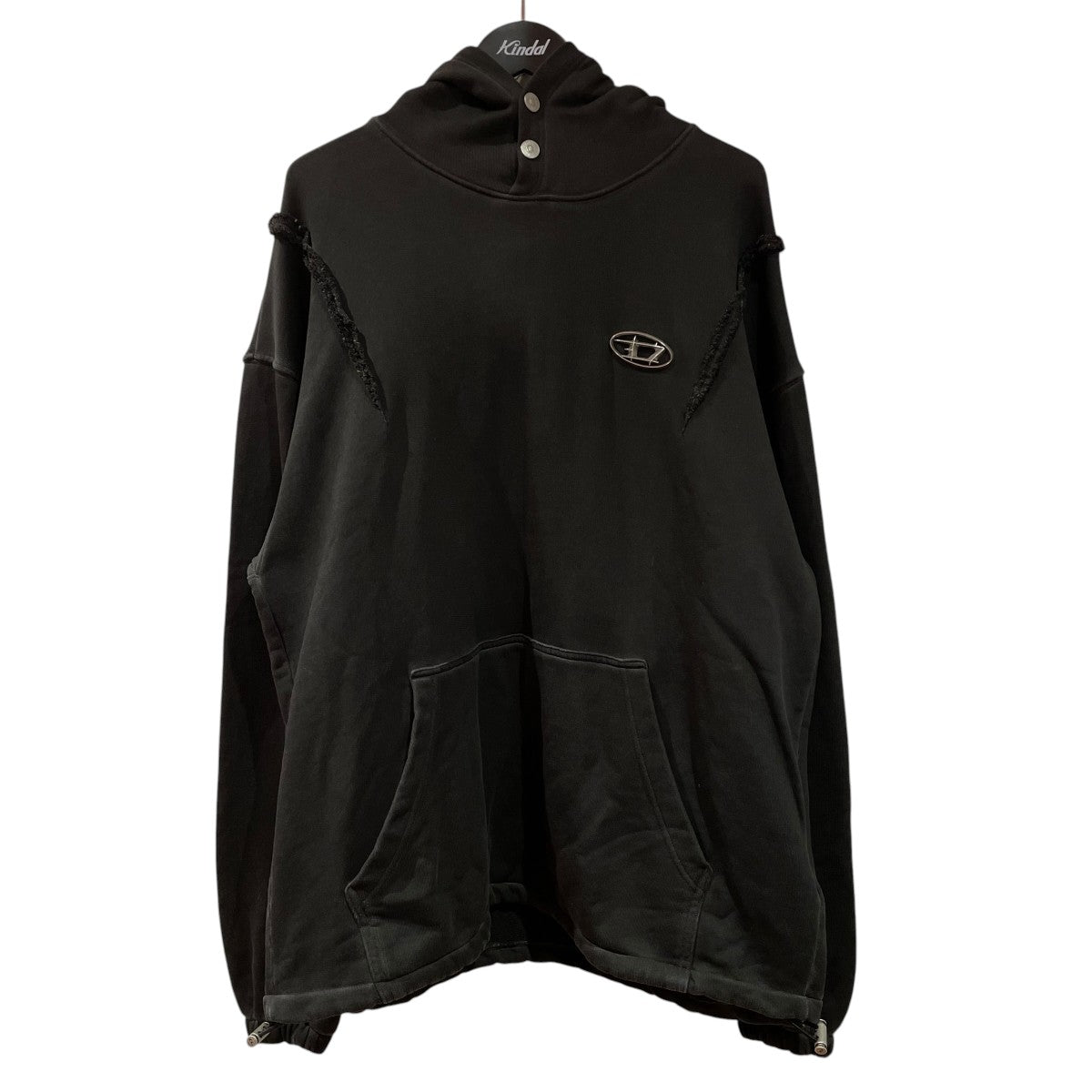 DIESEL×THUG CLUB A-THUG HOODIEプルオーバーパーカーP01597 古着・中古-1枚目のアイテム画像