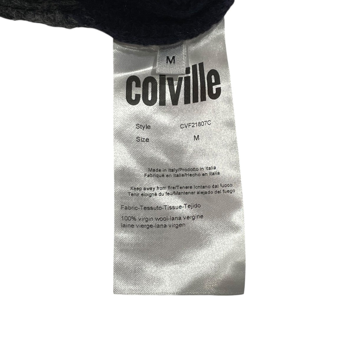 COLVILLE ネックウォーマー 古着・中古-4枚目のアイテム画像