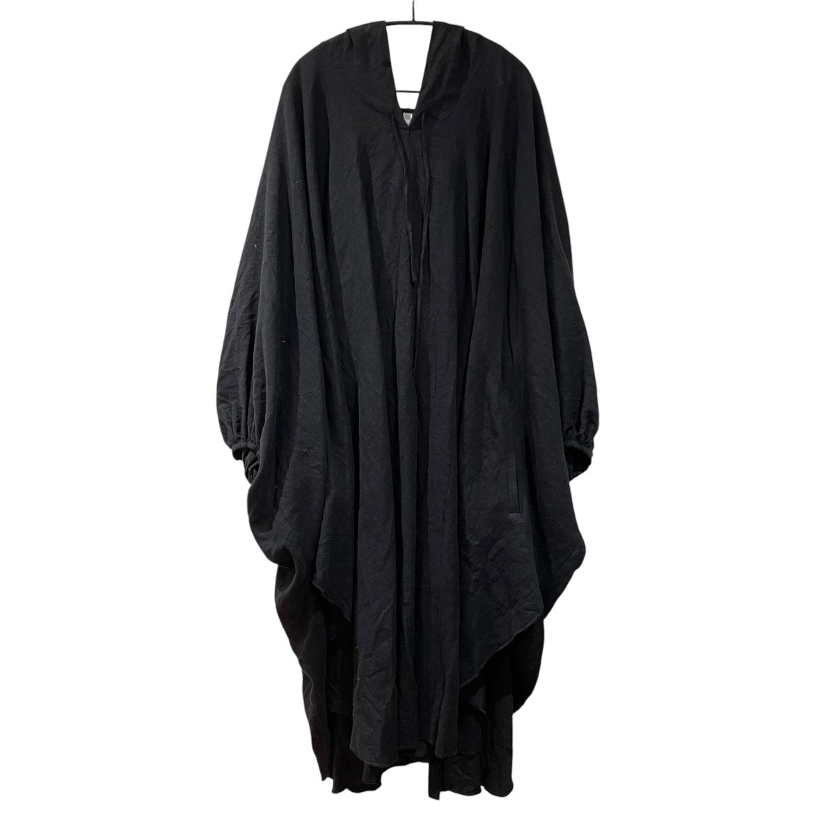 CALLA DRESSフーデッド長袖ワンピース
