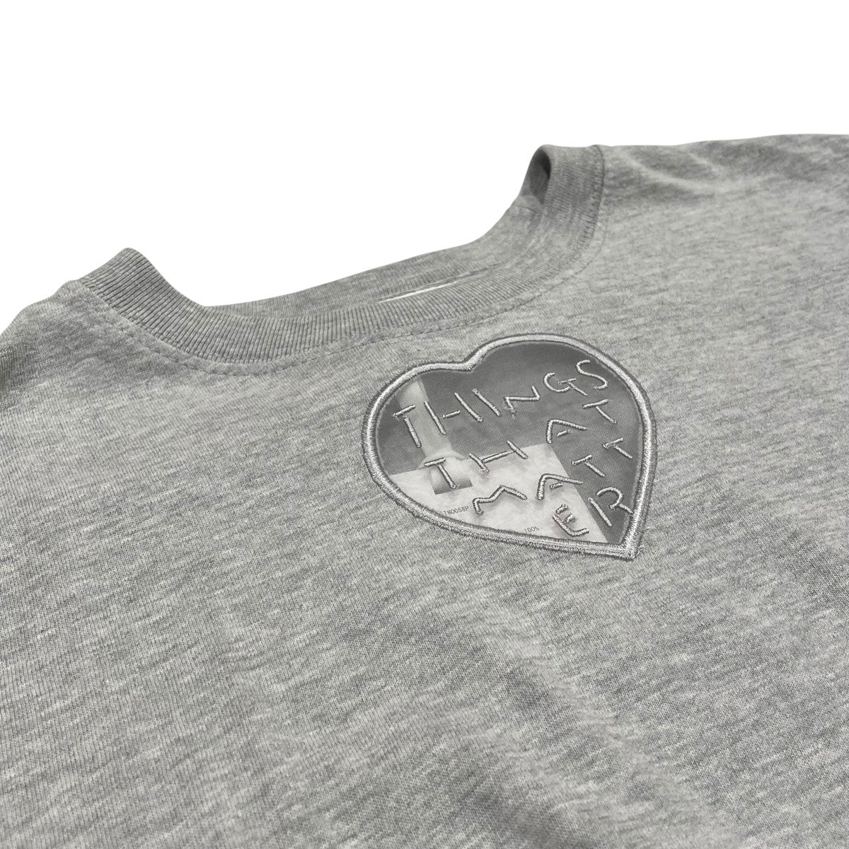 TONDABAYASHI RAN×HEART CROPPED 長袖Tシャツ0585TM0058P 古着・中古-3枚目のアイテム画像