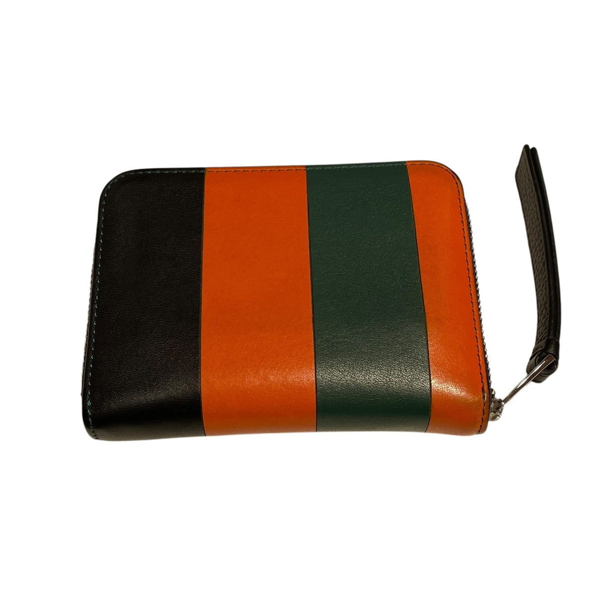 LOEWE オレンジレザーケース　カードケース LOEWE(ロエベ) カードケース ブラック×オレンジ×グリーン｜【公式