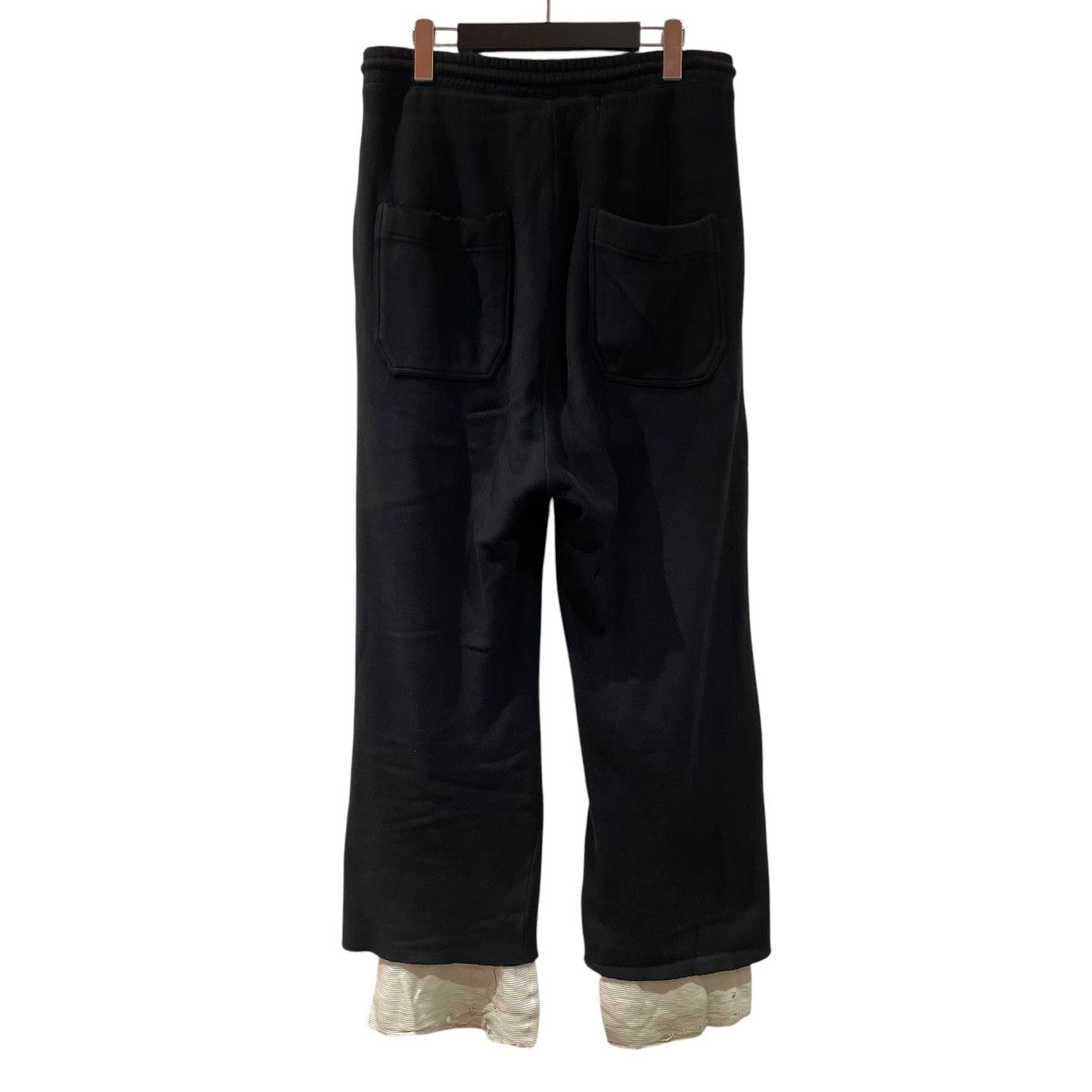 ANCELLM 23AWCRASH SWEAT LAYERED PANTSレイヤードスウェットパンツANC-PT34-A 古着・中古-2枚目のアイテム画像