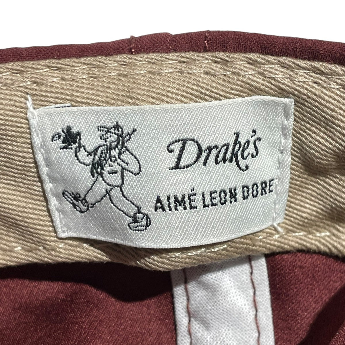 Aime Leon Dore×DRAKE’S 20FWキャップ 古着・中古-5枚目のアイテム画像