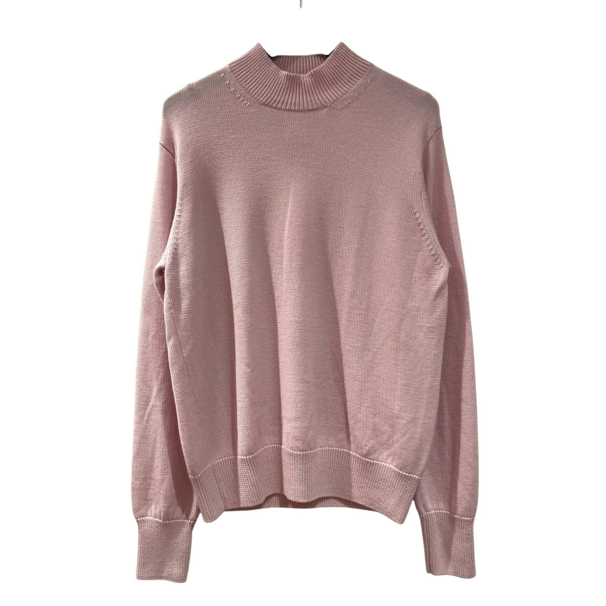 MAATEE＆SONS 梳毛CASHMERE多本撚 MN P O SWEATERモックネックニットMT4303-0104 古着・中古-1枚目のアイテム画像