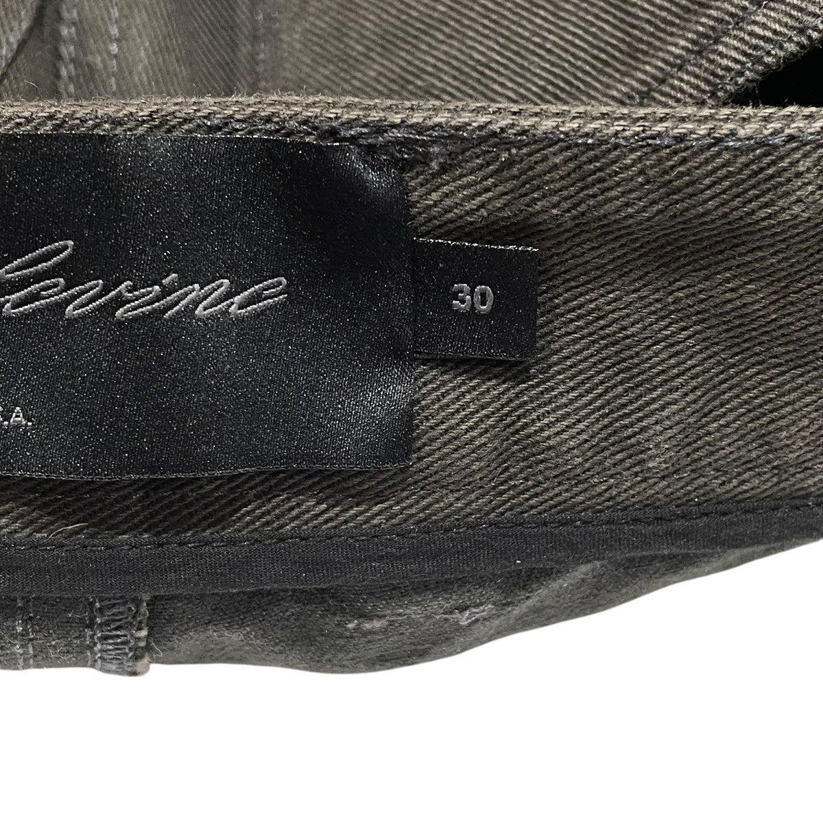 AARON LEVINE NEW YORK SULPHUR DYED WORKWEAR PANTデニムパンツ 古着・中古-6枚目のアイテム画像
