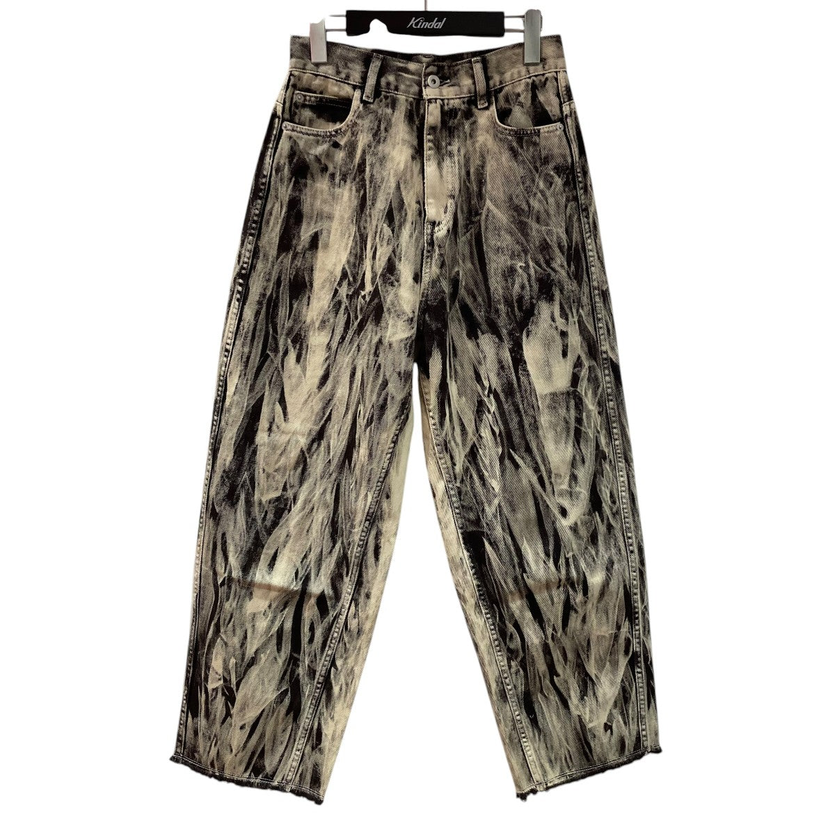 AMERI HAND BLEACH LOOSE DENIMデニムパンツ0225208611430 古着・中古-1枚目のアイテム画像