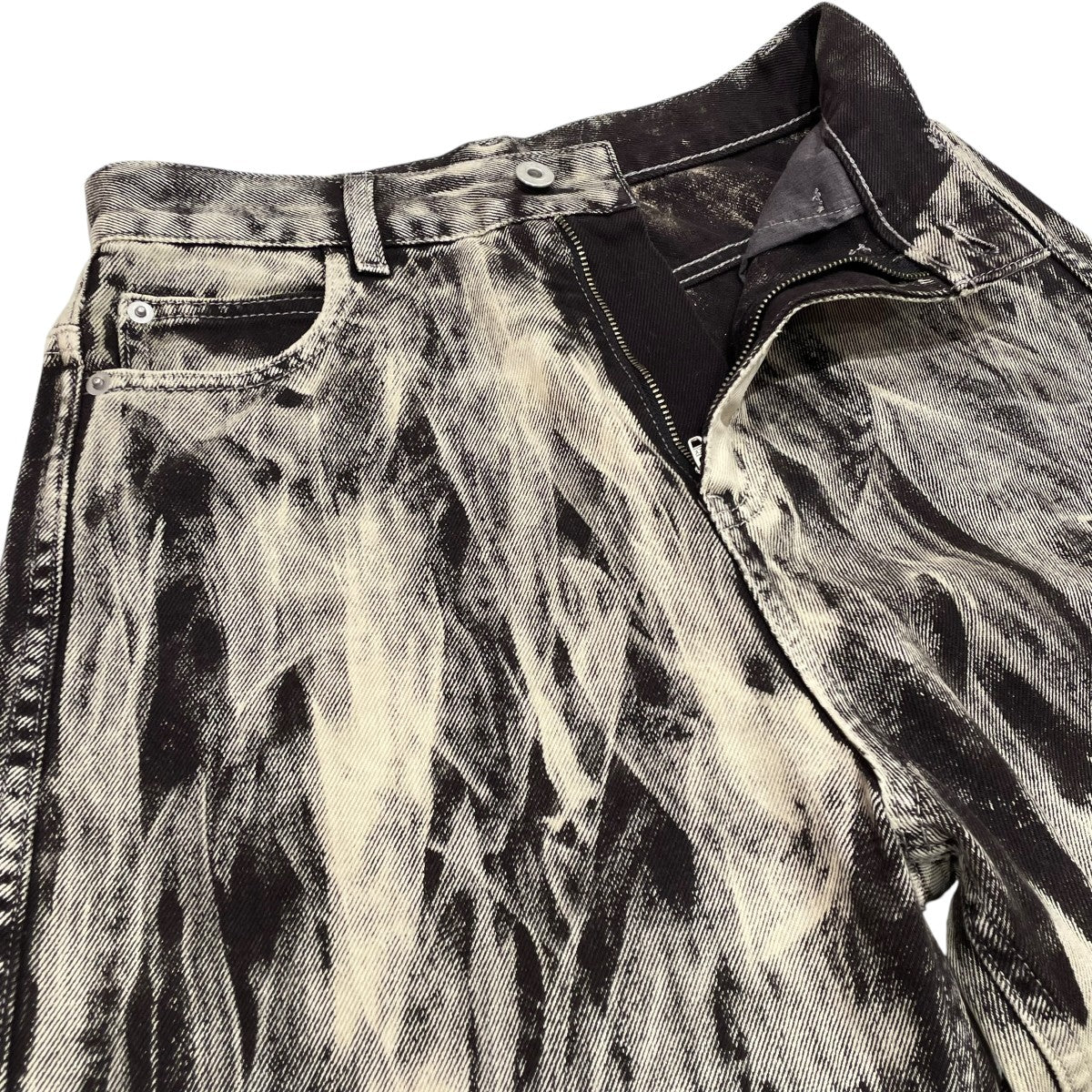 AMERI HAND BLEACH LOOSE DENIMデニムパンツ0225208611430 古着・中古-3枚目のアイテム画像