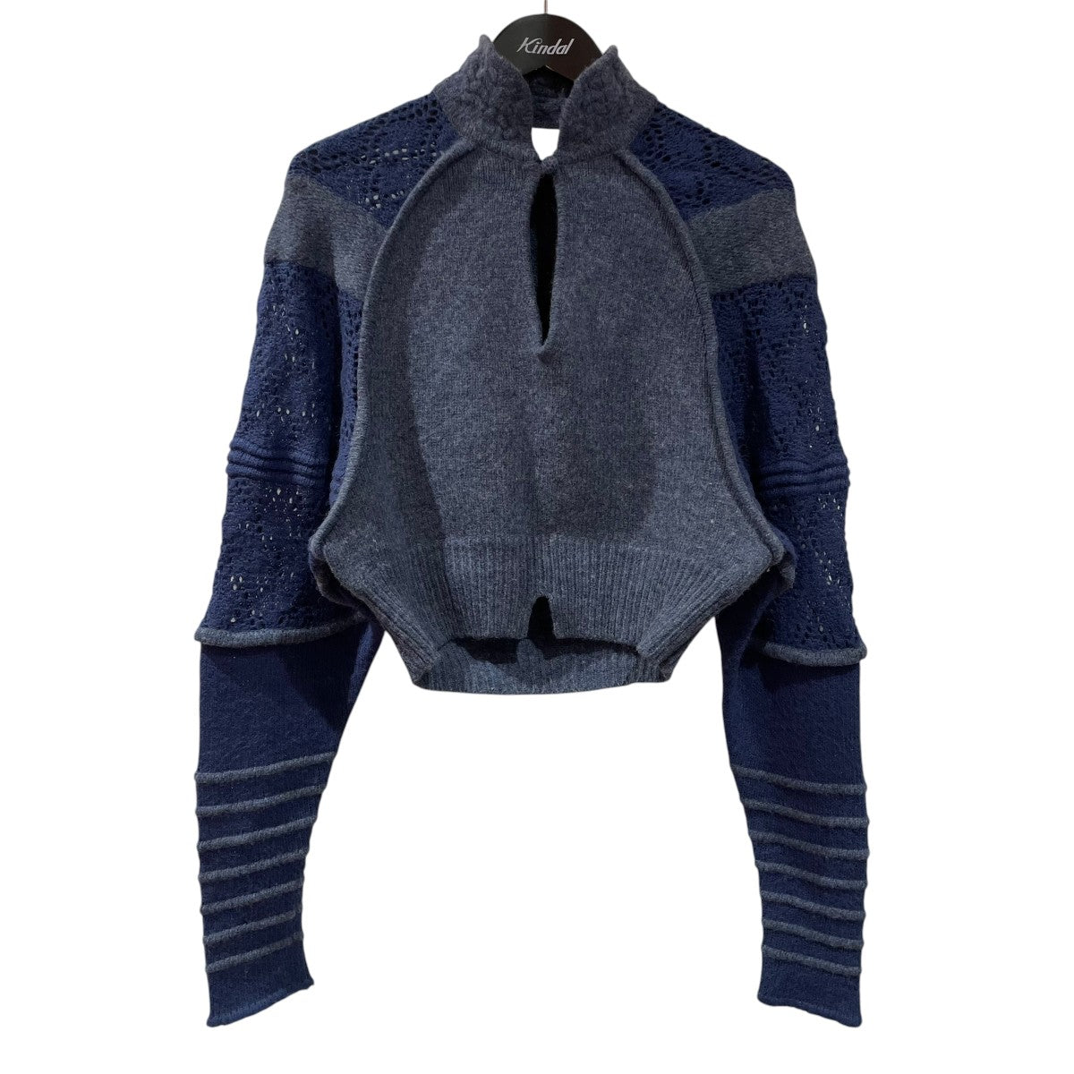 Multiple Knit High-Neck TopsVスキッパーニットMM19AW-KN061