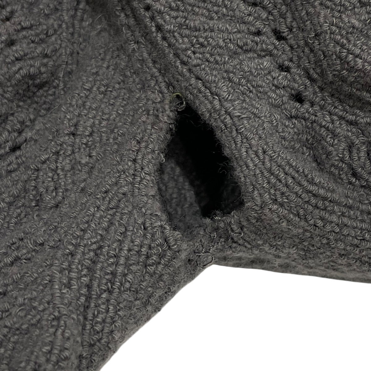 mame kurogouchi Openwork Pattern Knitted Loose LeggingsニットパンツMM24FW-AC312 古着・中古-6枚目のアイテム画像