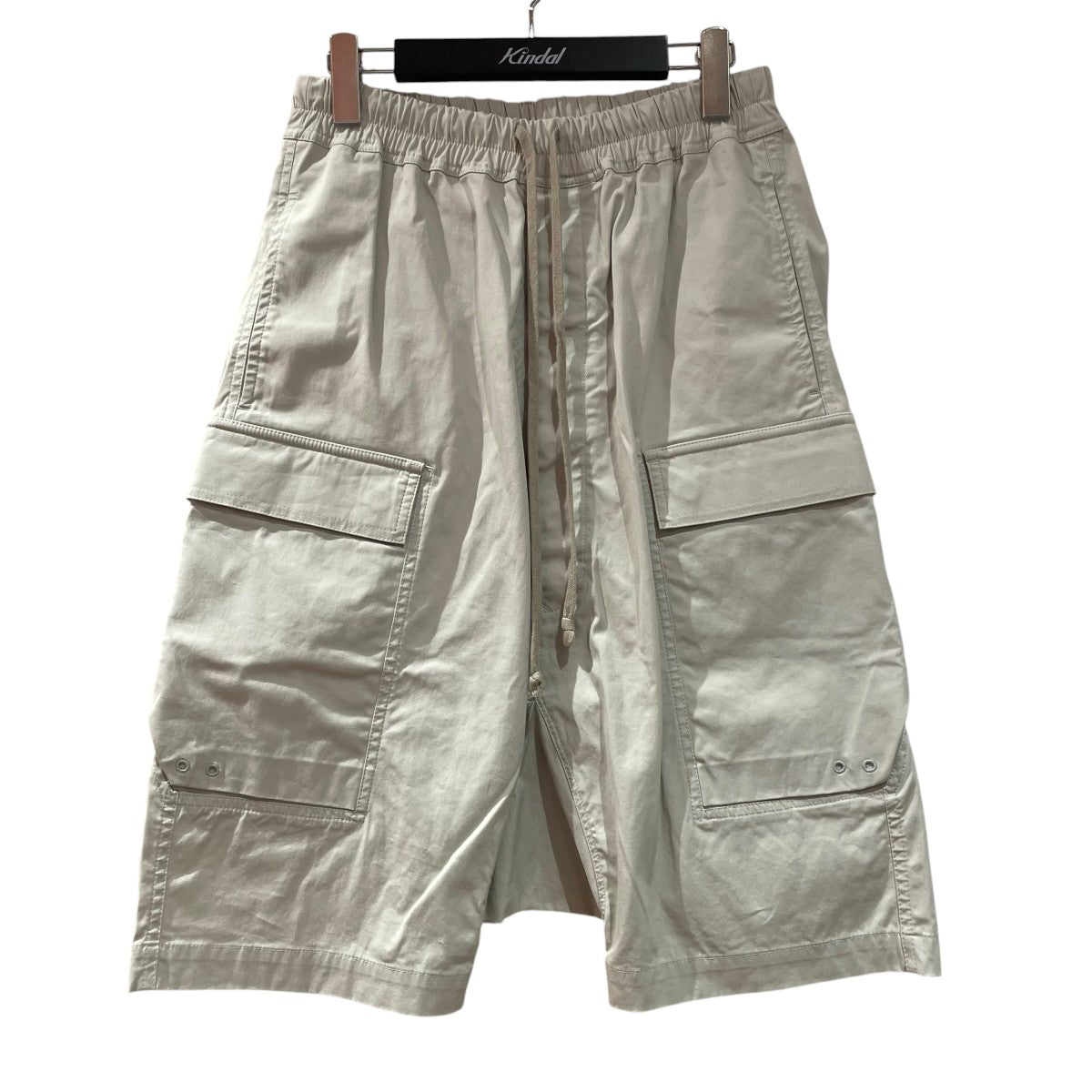 RICK OWENS 17SSドローストリングサルエルショーツハーフパンツRU17S9387-TE 古着・中古-1枚目のアイテム画像