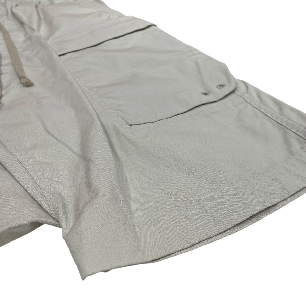 RICK OWENS 17SSドローストリングサルエルショーツハーフパンツRU17S9387-TE 古着・中古-4枚目のアイテム画像