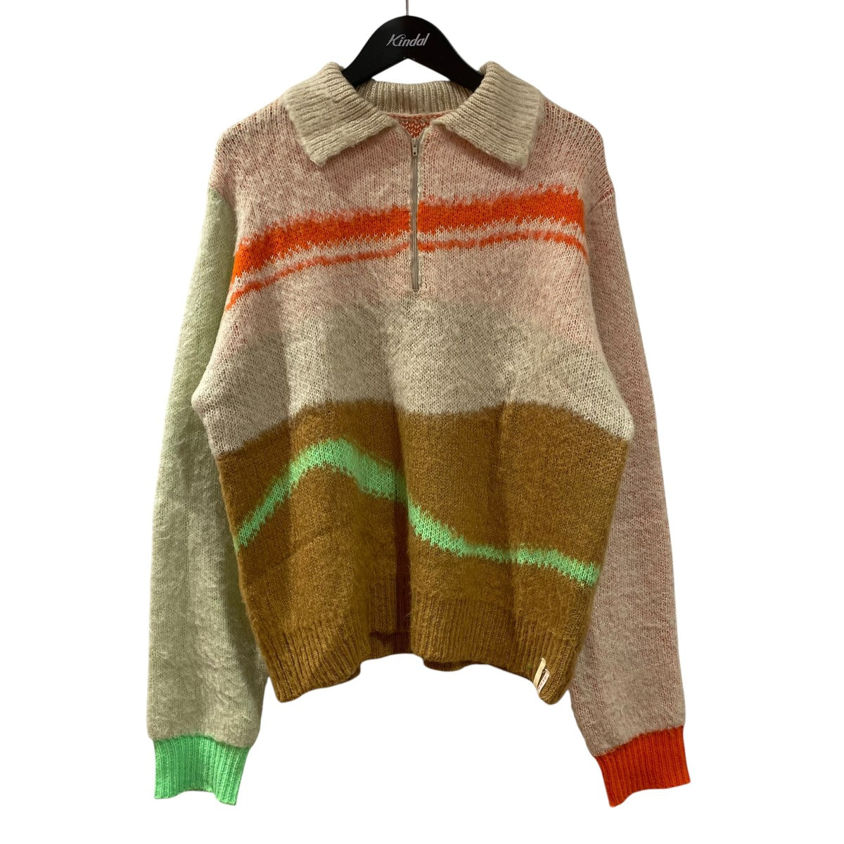 PAMM 気狂いのハーフジップニットハーフジップニットポロPM1359 古着・中古-1枚目のアイテム画像