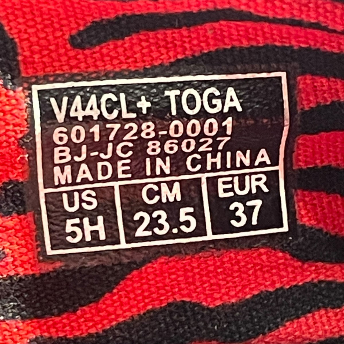 TOGA ARCHIVES×VANS ローカットスニーカー601728-0001 古着・中古-6枚目のアイテム画像