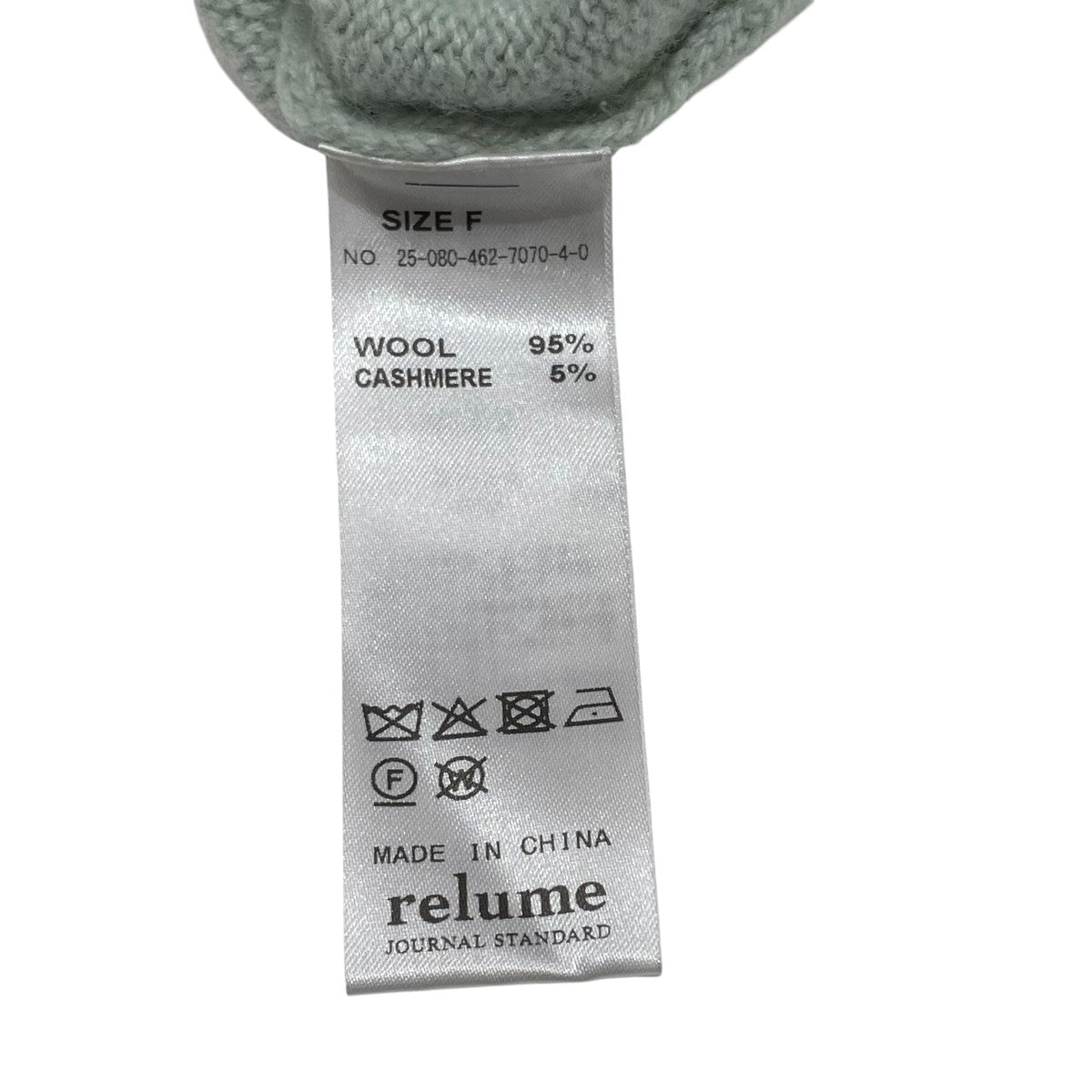 JOURNAL STANDARD relume ウールカシミヤVネックプルオーバーカシミヤ混ニット25080462707040 古着・中古-6枚目のアイテム画像