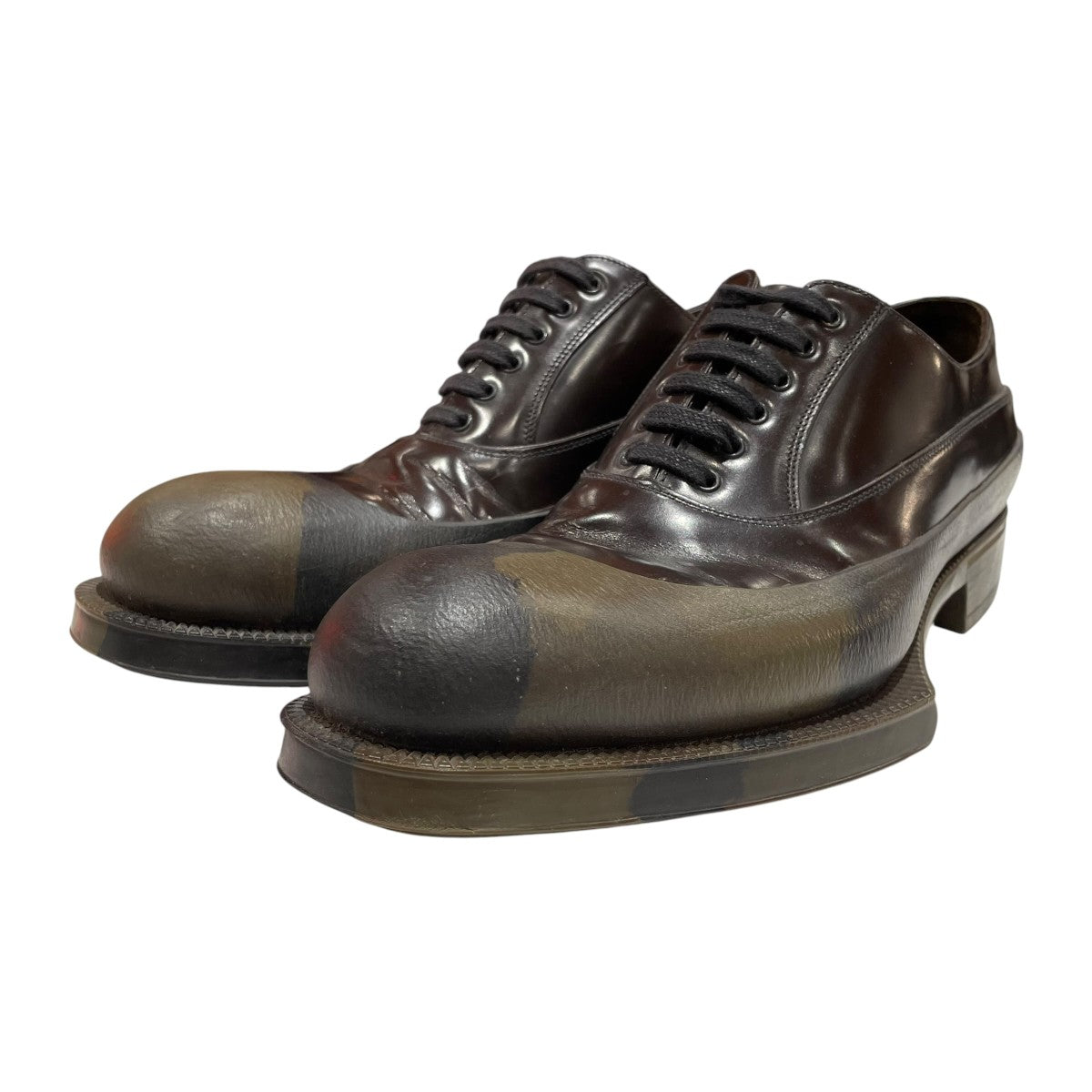 PRADA 12AWラバーソールレザーシューズ2EG 059 古着・中古-1枚目のアイテム画像