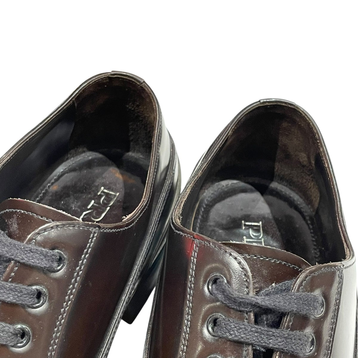 PRADA 12AWラバーソールレザーシューズ2EG 059 古着・中古-8枚目のアイテム画像