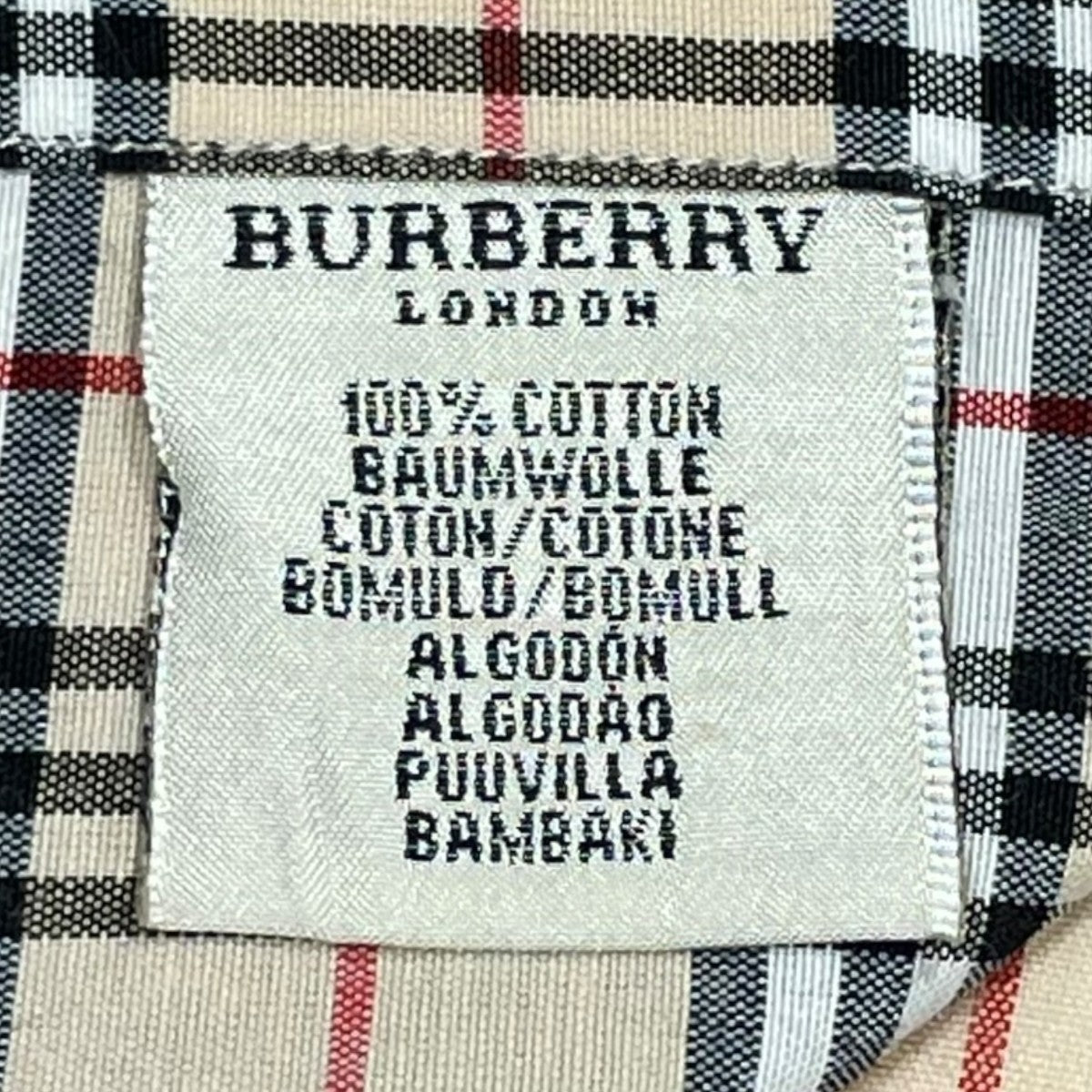 BURBERRY LONDON(バーバリーロンドン) 長袖シャツ ベージュ サイズ M