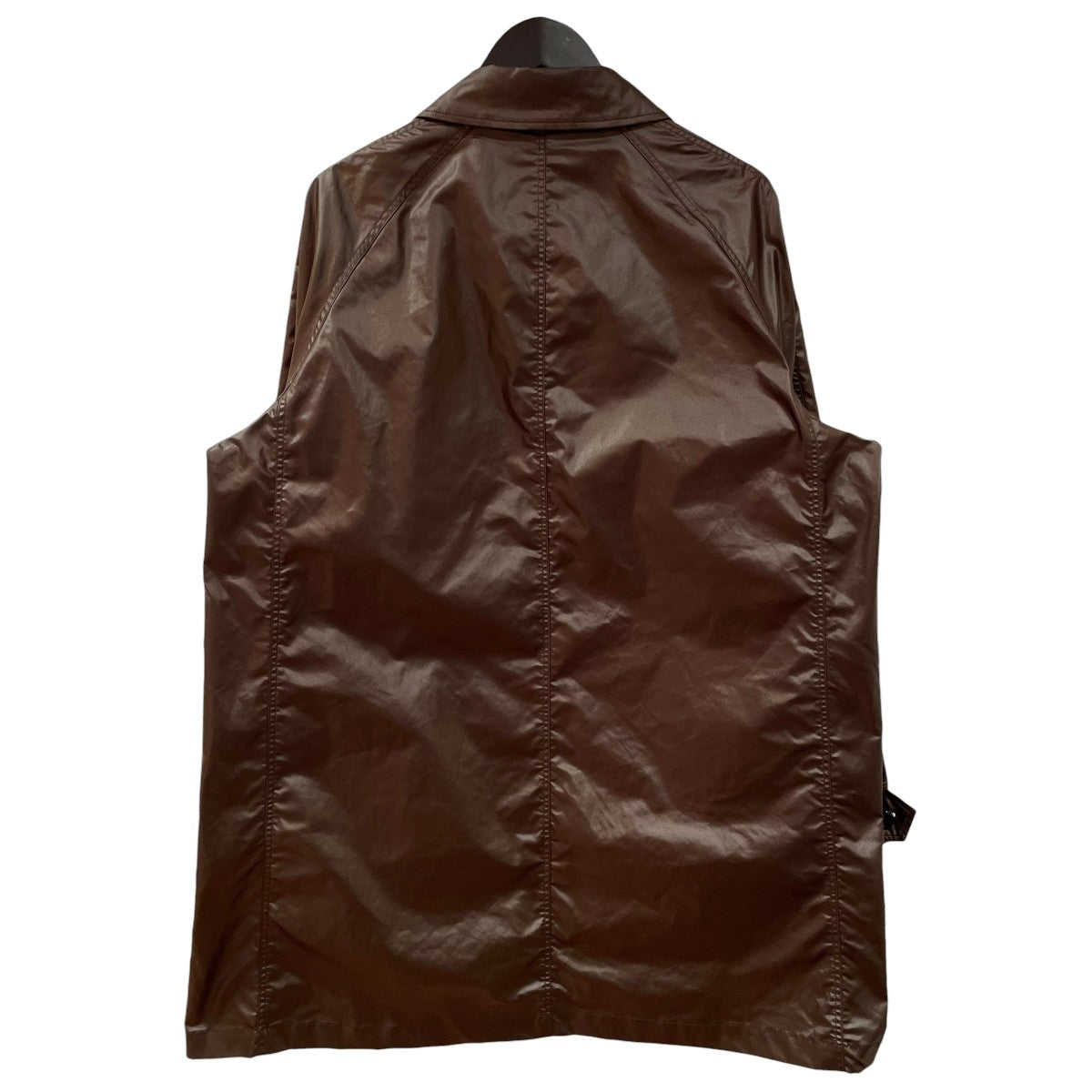 YOKE LEATHER-LIKE CAR COATステンカラーコートYK24FW0761C 古着・中古-2枚目のアイテム画像