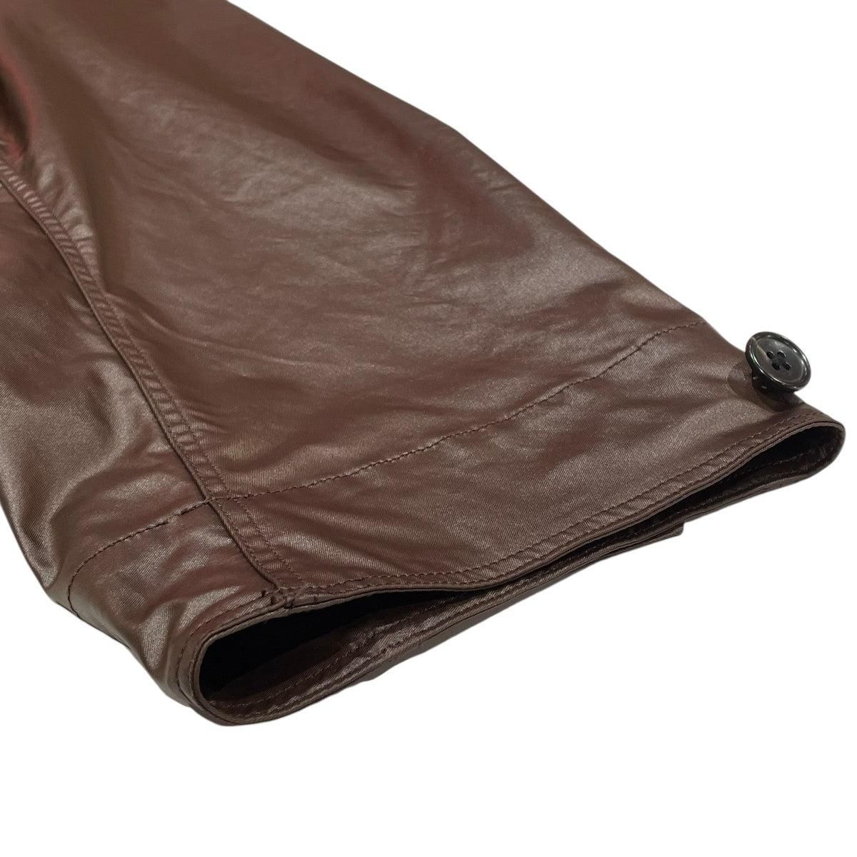YOKE LEATHER-LIKE CAR COATステンカラーコートYK24FW0761C 古着・中古-4枚目のアイテム画像