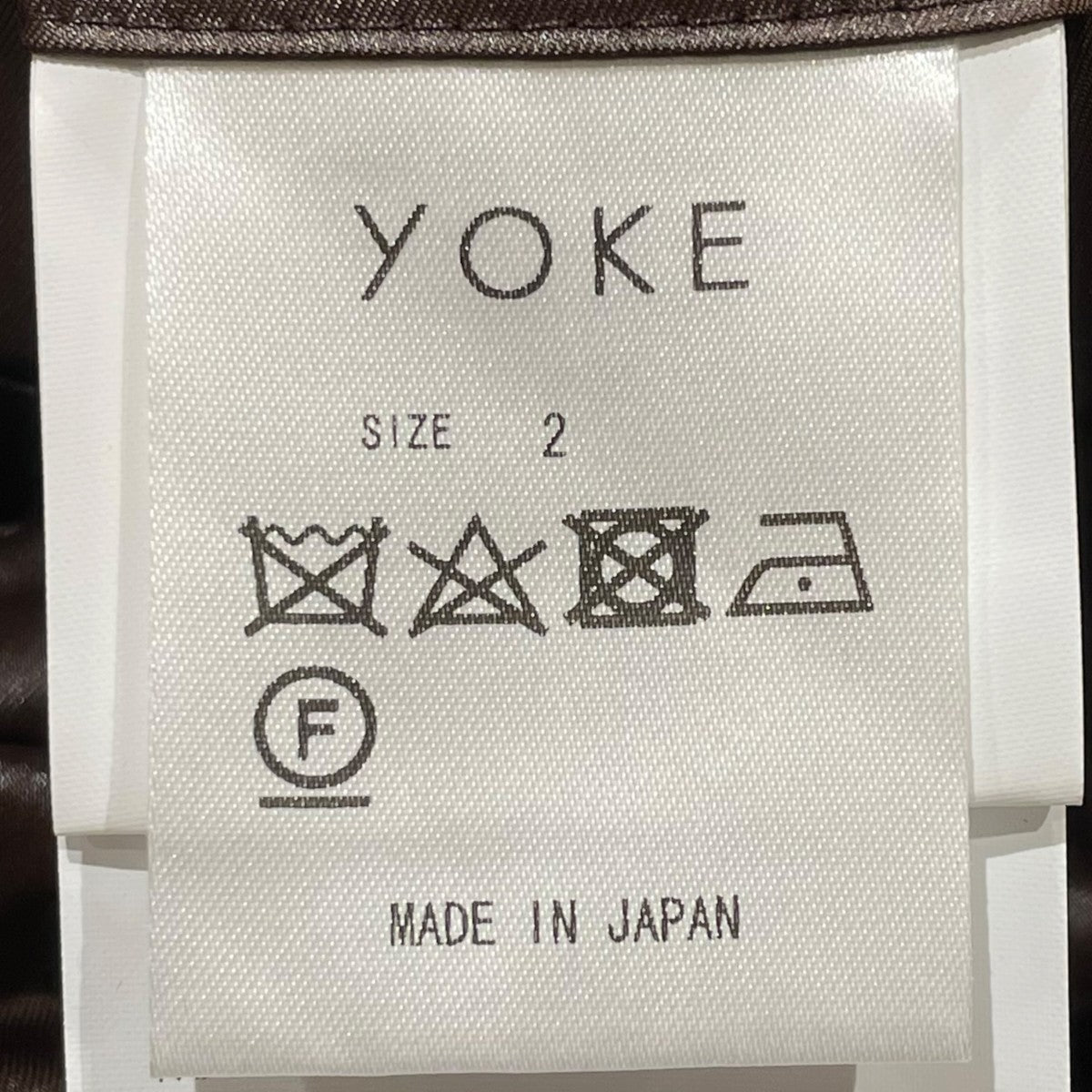 YOKE LEATHER-LIKE CAR COATステンカラーコートYK24FW0761C 古着・中古-6枚目のアイテム画像