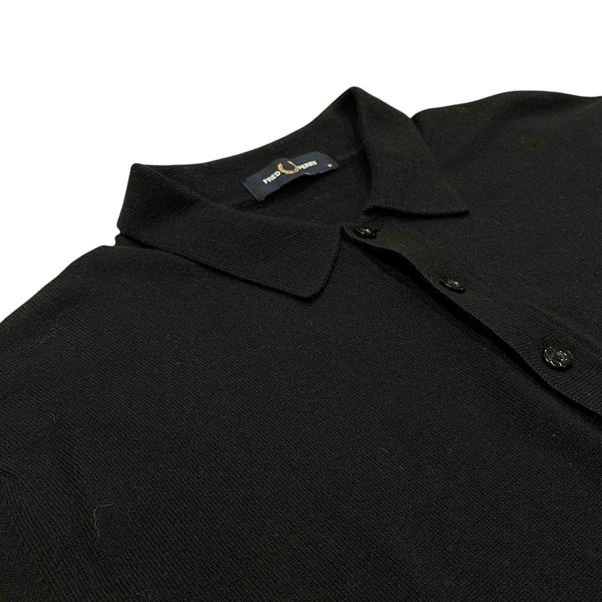 FRED PERRY ニットポロシャツK4535 102 00170 402 古着・中古-3枚目のアイテム画像