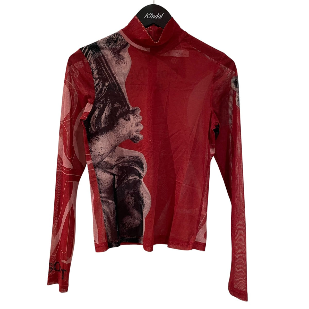 YOHEI OHNO Graphic Mesh Top長袖カットソー 古着・中古-1枚目のアイテム画像