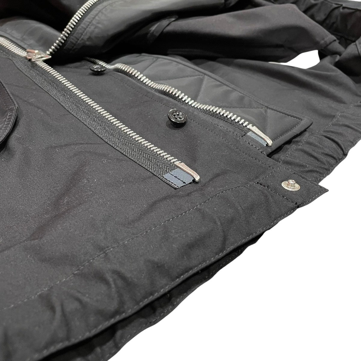 sacai Cotton Nylon Oxford BlousonブルゾンSCM-314 古着・中古-5枚目のアイテム画像