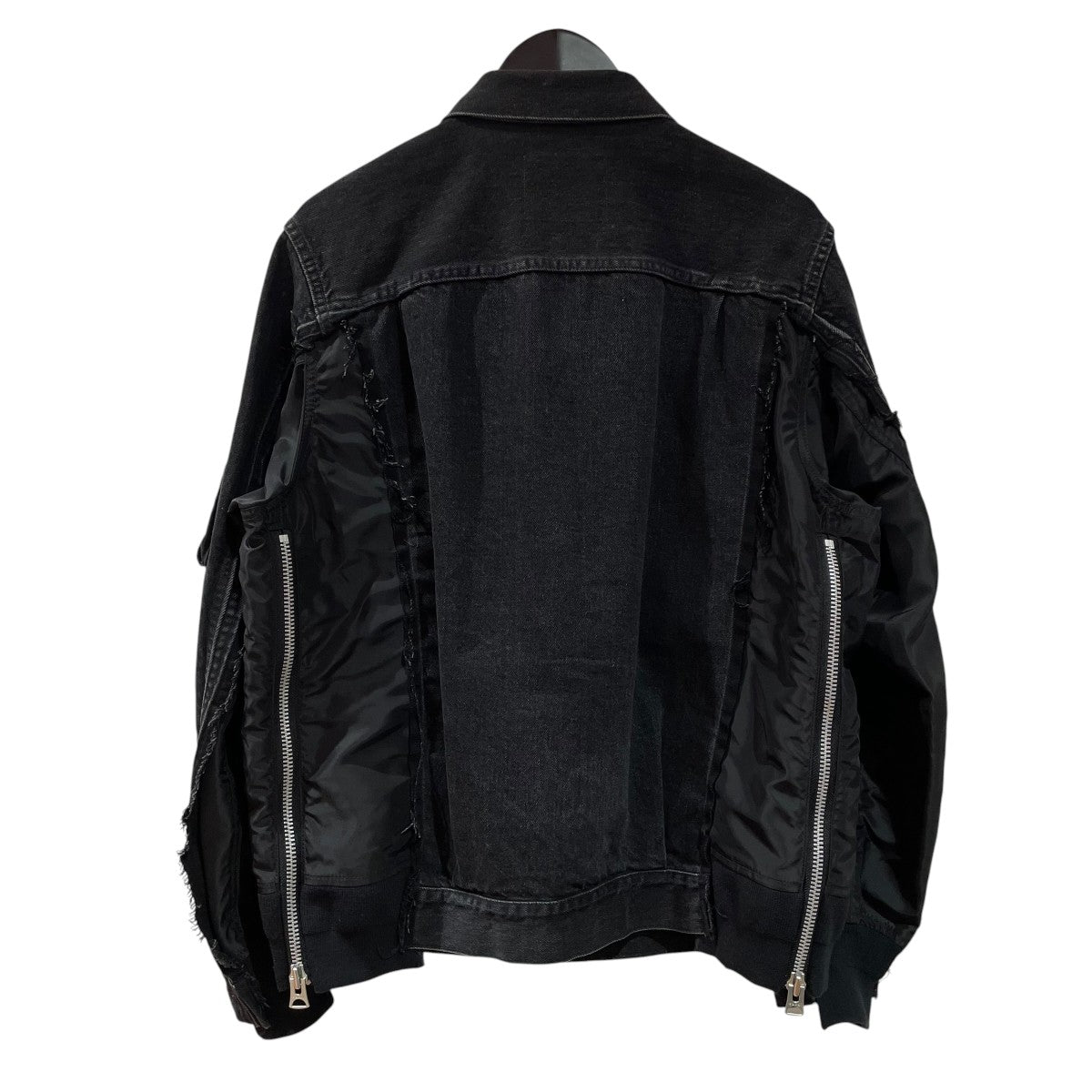 Denim x Nylon Twill Jacketナイロン切り替えデニムジャケットSCM-303