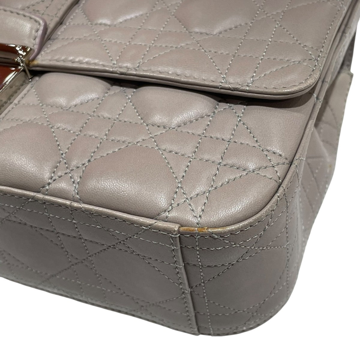 Christian Dior レディディオールカナージュチェーンショルダーバッグショルダーバッグ 古着・中古-4枚目のアイテム画像