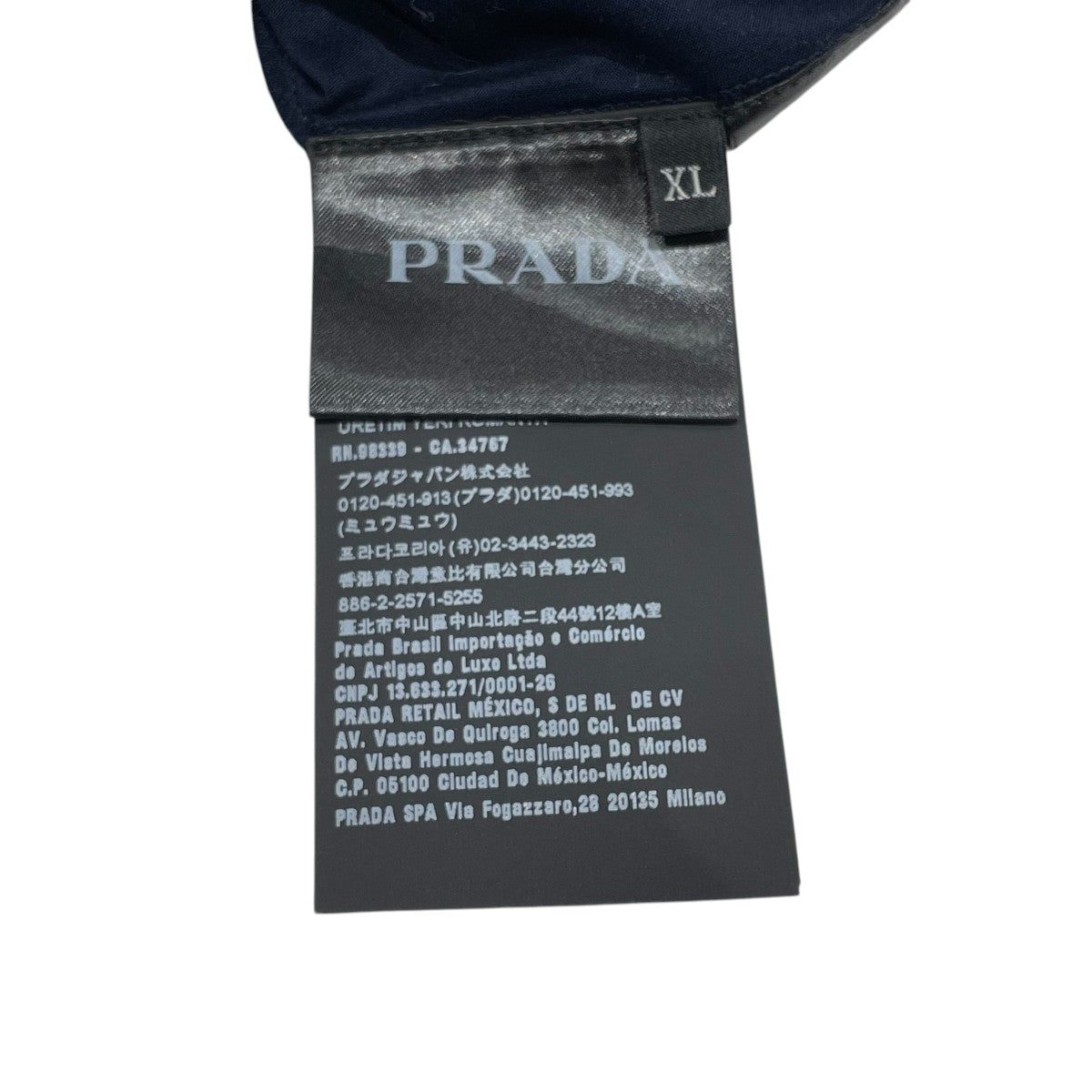PRADA ディテール付 ストレッチコットン ポロシャツ半袖ポロシャツUJN703 古着・中古-6枚目のアイテム画像