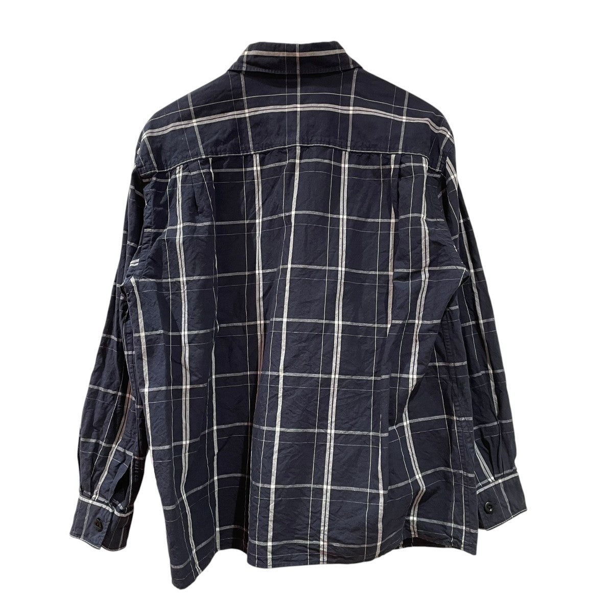 MHL 25SSGRAPHIC GRID CHECK COTTON長袖シャツ596 5250202 古着・中古-2枚目のアイテム画像