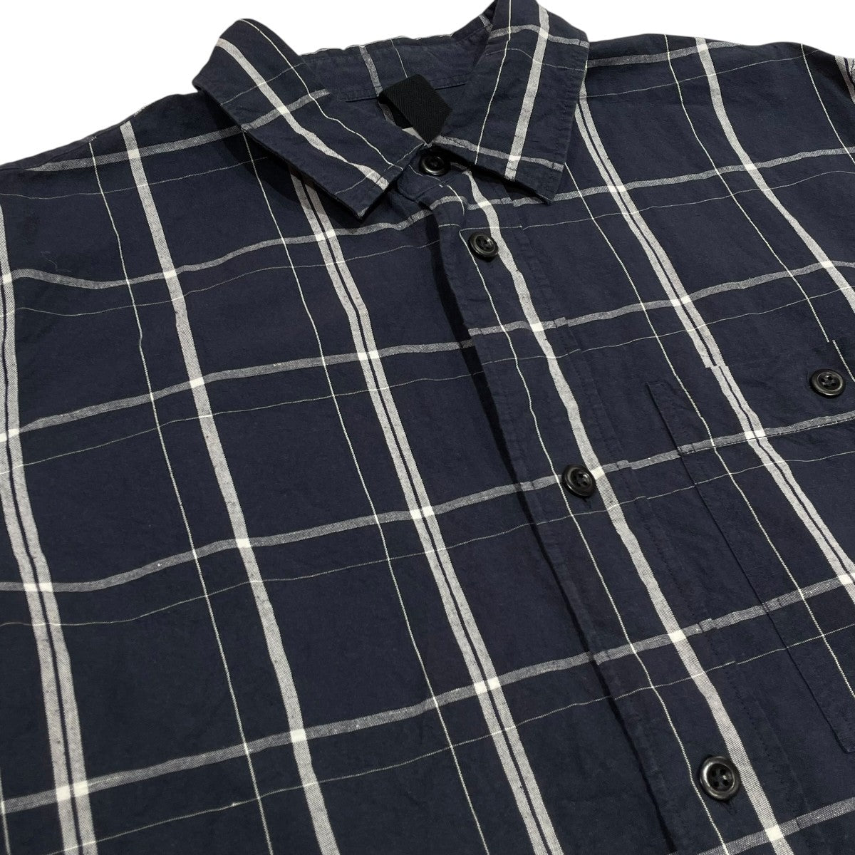 MHL 25SSGRAPHIC GRID CHECK COTTON長袖シャツ596 5250202 古着・中古-3枚目のアイテム画像
