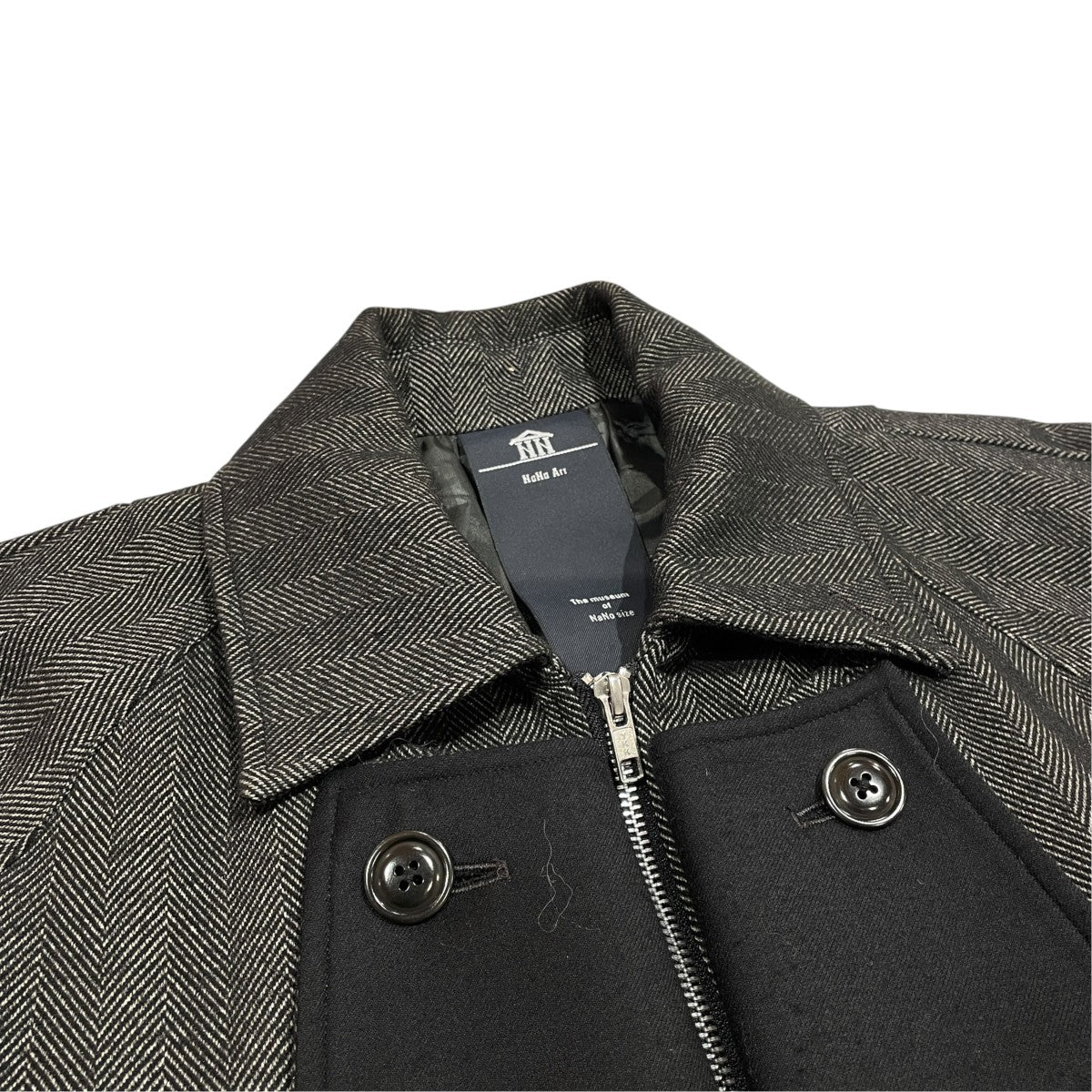 レイヤード コート メンズ ロングコート ウールコートNA22AW-C002