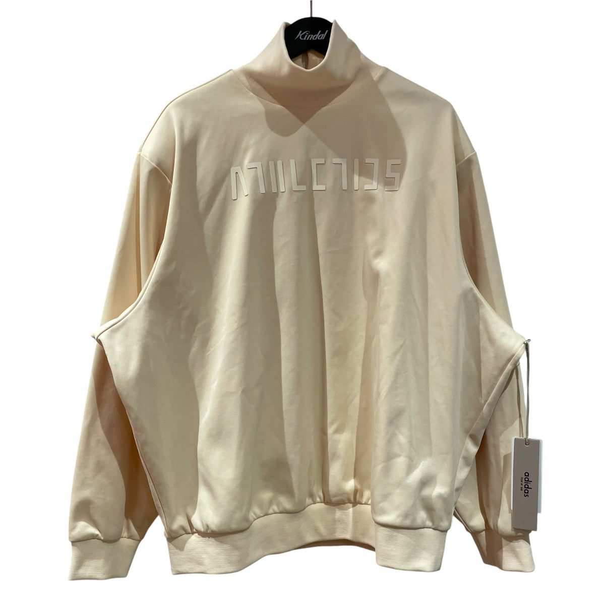 adidas×FEAR OF GOD Fleece Muscle Mock Swearshirtハイネックスウェットis8714 古着・中古-1枚目のアイテム画像
