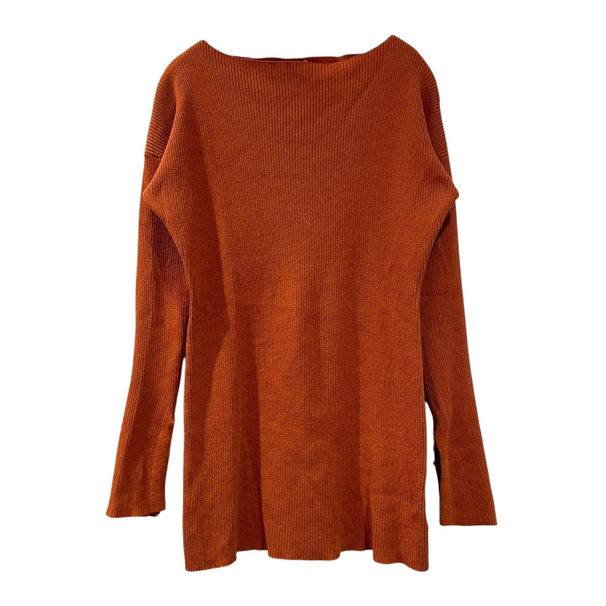 CLANE LOOSE SHAPE RIB KNIT TOPSニットワンピース11106 1032 古着・中古-1枚目のアイテム画像