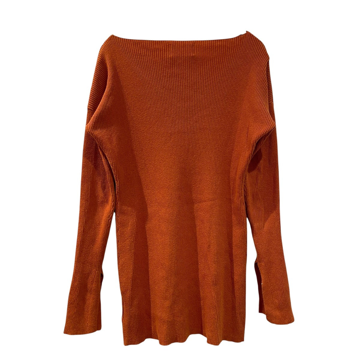 CLANE LOOSE SHAPE RIB KNIT TOPSニットワンピース11106 1032 古着・中古-2枚目のアイテム画像