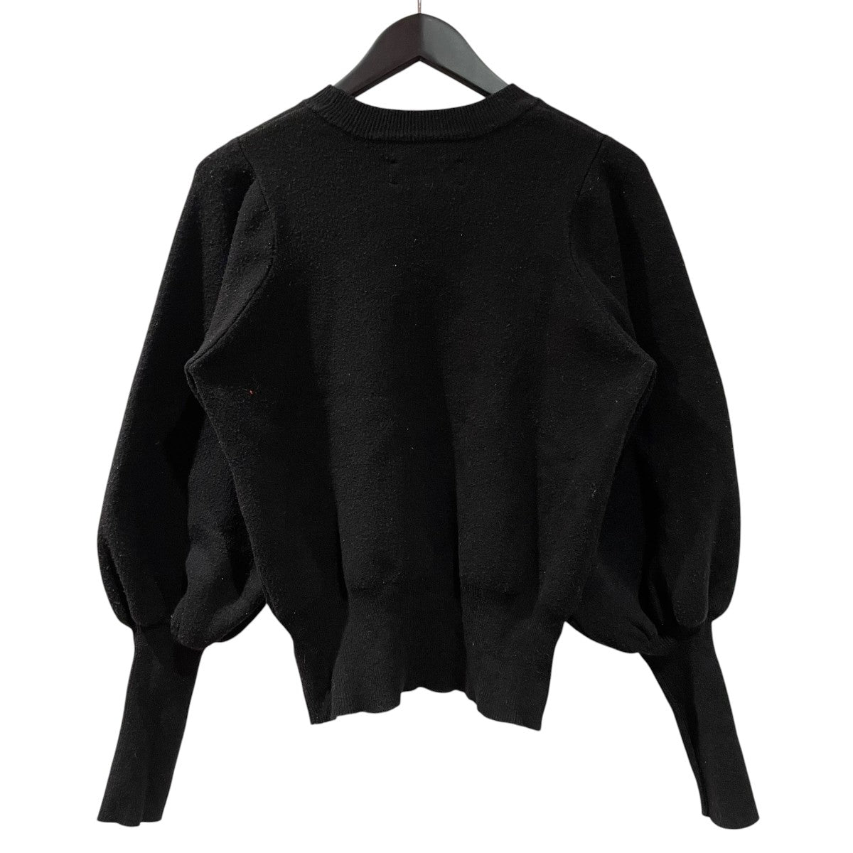 AMERI UND RENEE VELOUR COLLAR KNITクルーネックニット02120130310 古着・中古-2枚目のアイテム画像