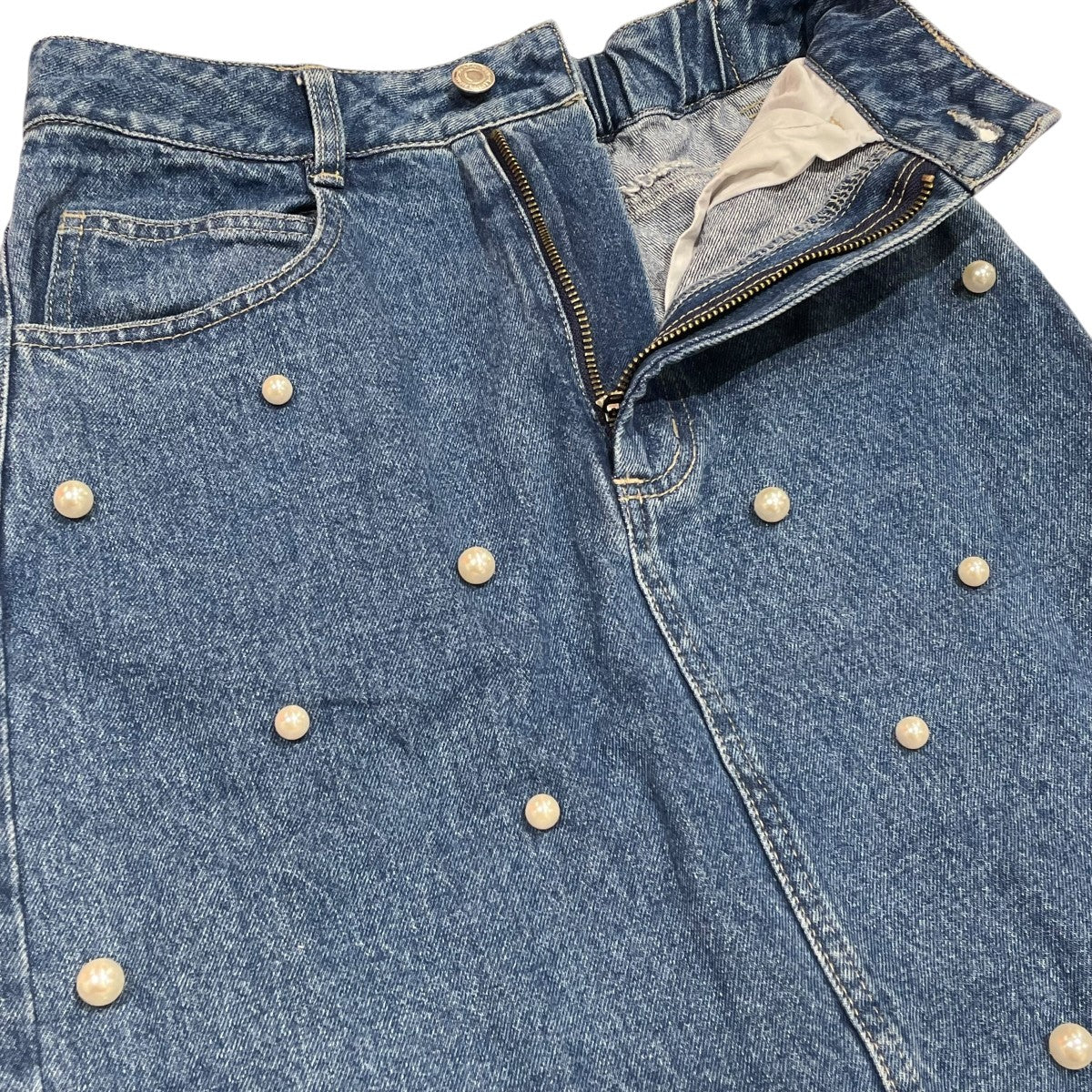 La boutique BonBon デニムスカートLBZ1052101A006 古着・中古-3枚目のアイテム画像