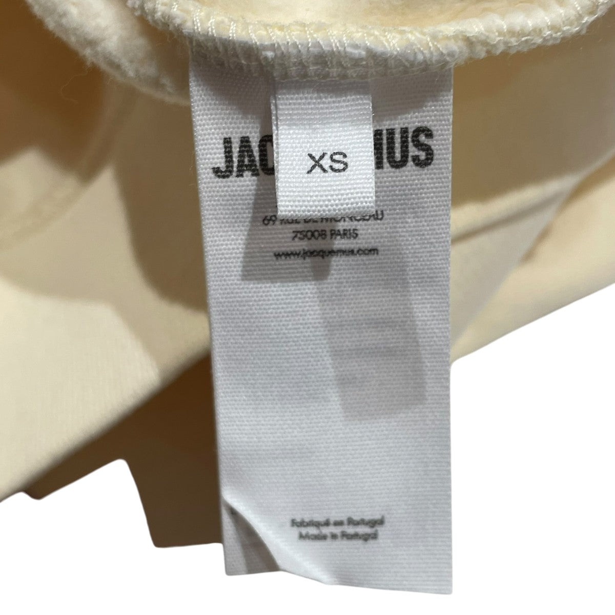 JACQUEMUS 短丈プルオーバーパーカー241JS162-2341-130 古着・中古-6枚目のアイテム画像