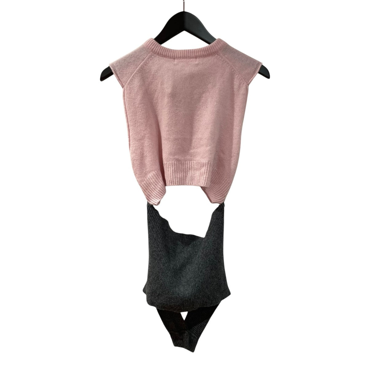 KAYLE WOOL KNIT VEST WAIST WARMER SETニットベストK-1306 古着・中古-2枚目のアイテム画像