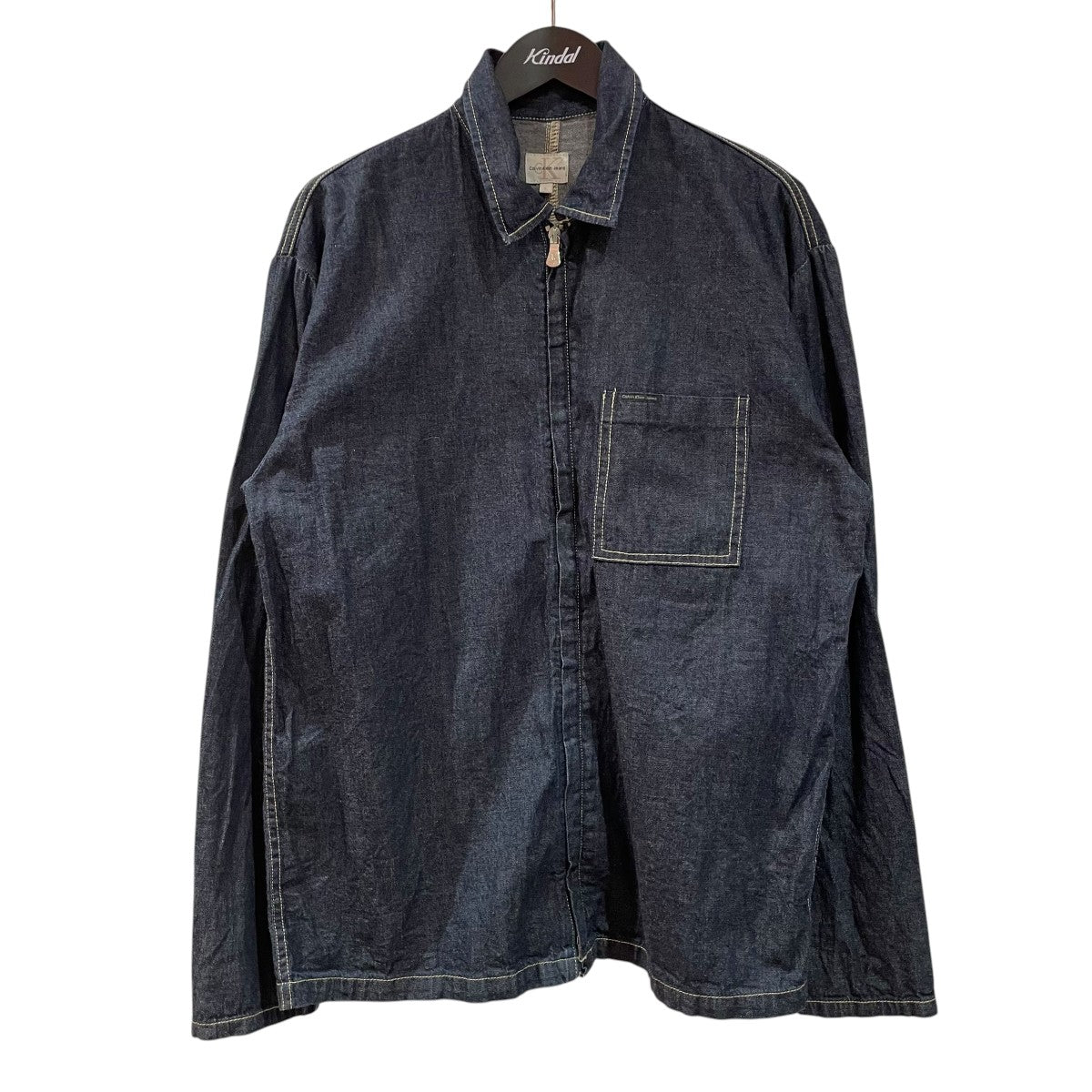 Calvin Klein Jeans 00sデニムブルゾンm3035 500 古着・中古-1枚目のアイテム画像