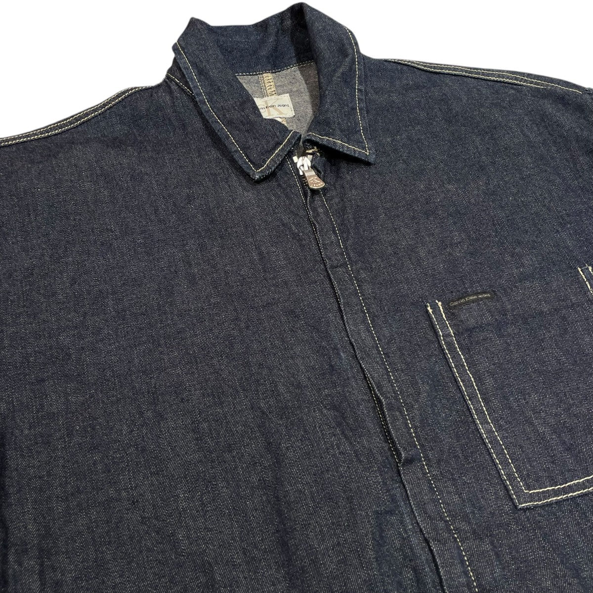 Calvin Klein Jeans 00sデニムブルゾンm3035 500 古着・中古-3枚目のアイテム画像